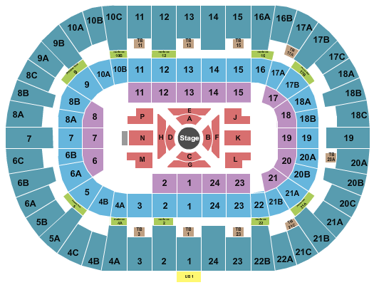 Pechanga Arena - San Diego Nate Bargatze Seating Chart
