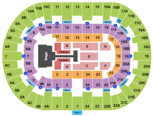 Pechanga Arena - San Diego seating chart event tickets center