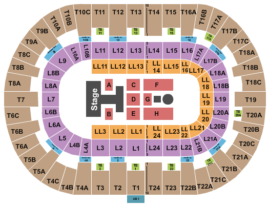 Pechanga Arena - San Diego Seating Chart