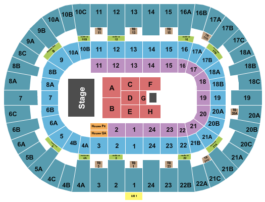 Pechanga Arena - San Diego Endstage 2 Seating Chart
