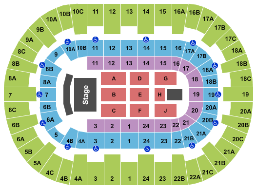 Pechanga Arena - San Diego Endstage-3 Seating Chart