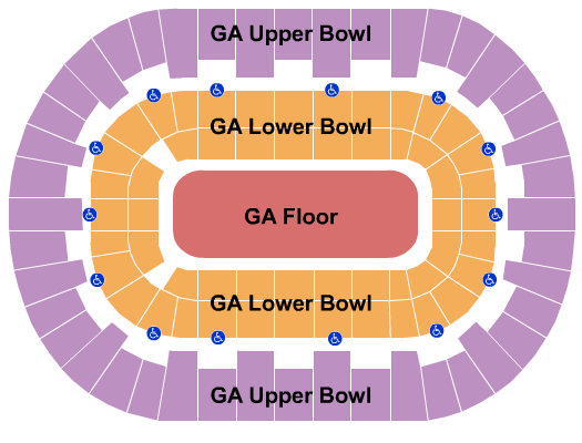 Pechanga Arena - San Diego GA By Level Seating Chart