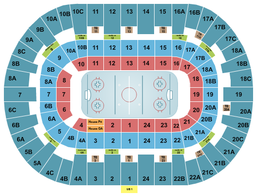 Pechanga Arena - San Diego Hockey Seating Chart