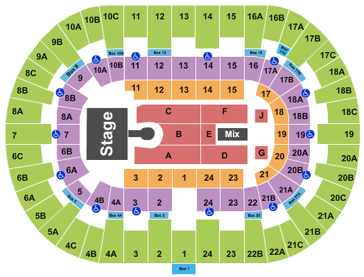 Pechanga Arena - San Diego Jennifer Lopez Seating Chart