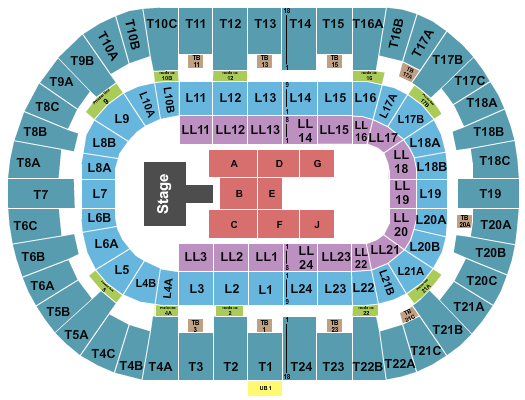 Pechanga Arena - San Diego Jhene Aiko Seating Chart