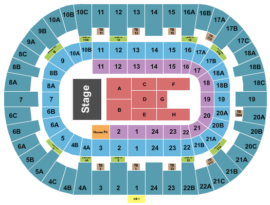 Pechanga Arena - San Diego Jo Koy Seating Chart