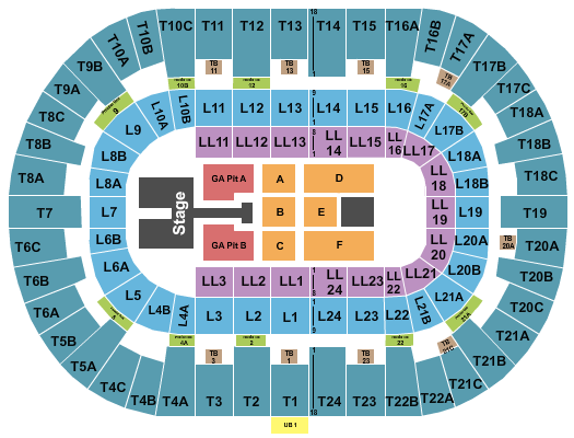 Pechanga Arena - San Diego Kelsea Ballerini Seating Chart