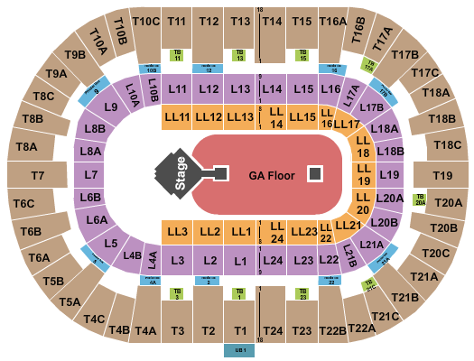 Pechanga Arena - San Diego Keshi Seating Chart