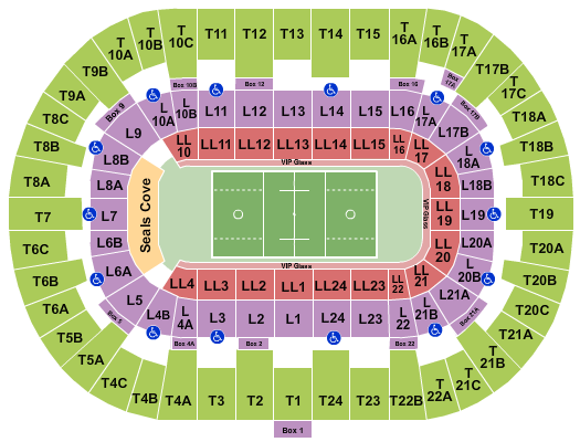 Pechanga Arena - San Diego Lacrosse 2 Seating Chart