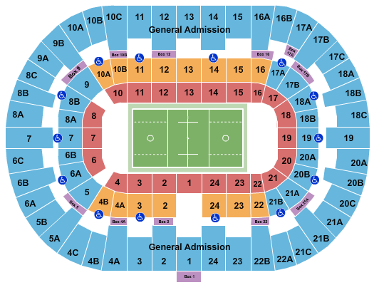 Pechanga Arena - San Diego Lacrosse Seating Chart