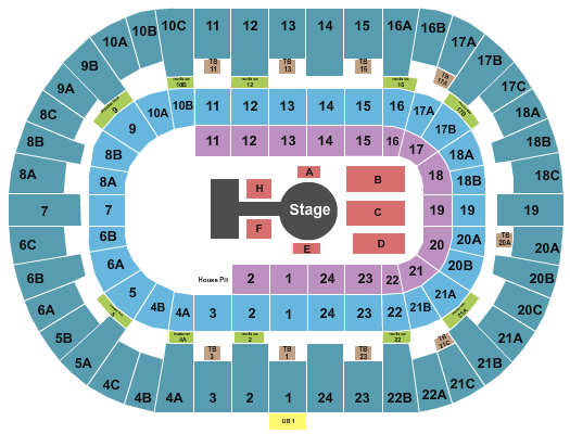 Pechanga Arena - San Diego MMA 2 Seating Chart