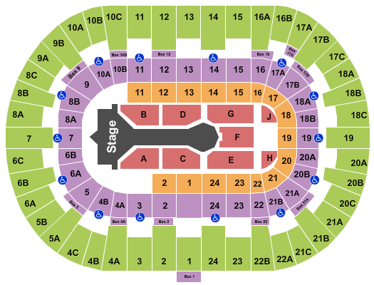 Pechanga Arena - San Diego Ozuna Seating Chart