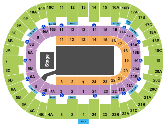 Pechanga Arena - San Diego Pepe Aguilar Seating Chart