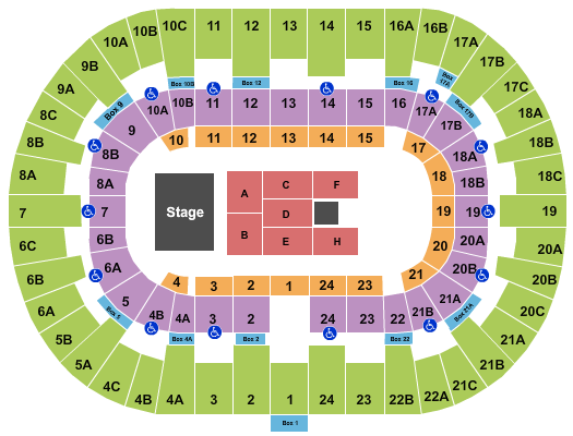 Pechanga Arena - San Diego Rauw Alejandro Seating Chart