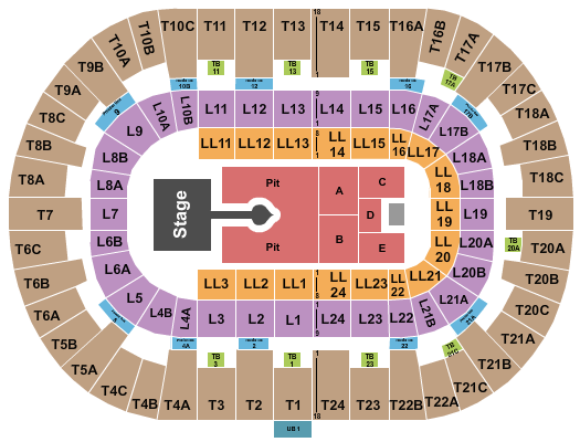 Pechanga Arena - San Diego Sabrina Carpenter Seating Chart