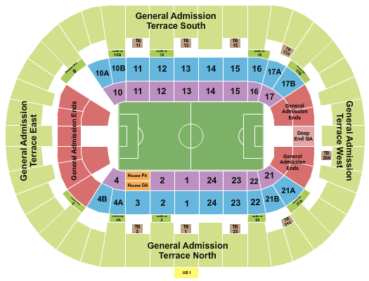 Pechanga Arena - San Diego Soccer 2 Seating Chart