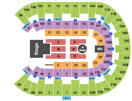 Pechanga Arena - San Diego Shawn Mendes Seating Chart