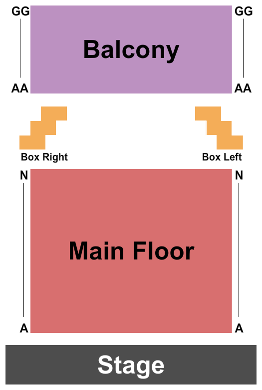 Pella Opera House Seating Chart