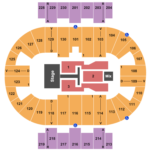 Pensacola Bay Center Chris Tomlin Seating Chart