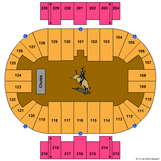 Pensacola Bay Center Seating Chart Wwe