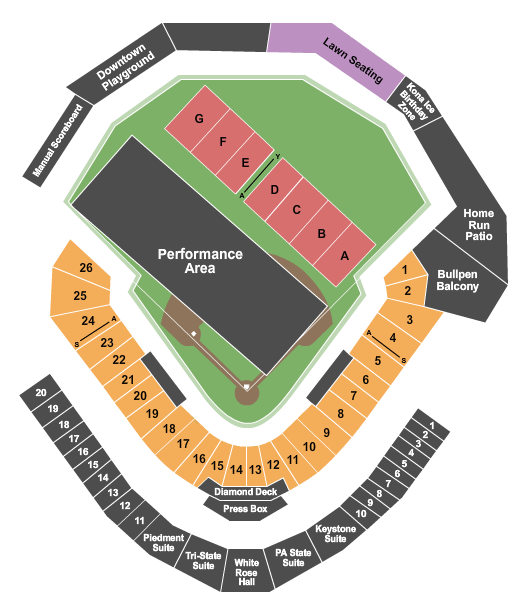WellSpan Park Nitro Circus Seating Chart