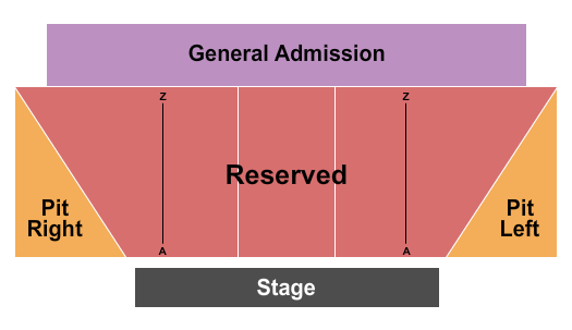 Peoria Amphitheater at Buffalo Run Casino Endstage Seating Chart