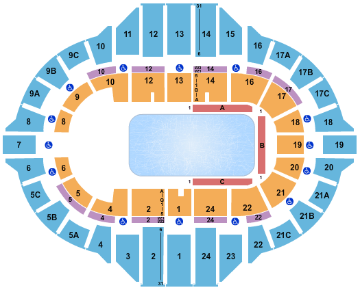 Peoria Civic Center - Arena Cirque Crystal Seating Chart