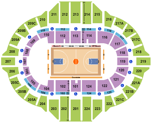 Peoria Civic Center - Arena Harlem Globetrotters 2 Seating Chart