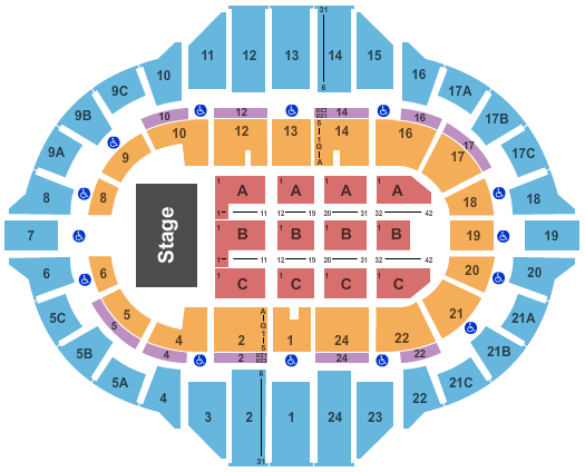 Peoria Civic Center - Arena Jeff Dunham Seating Chart