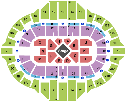 Peoria Civic Center - Arena Kevin Hart Seating Chart