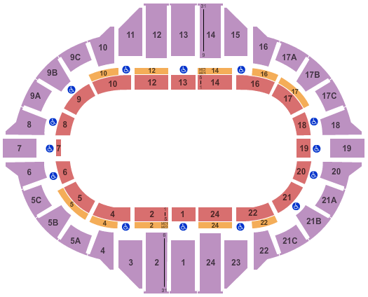 Peoria Civic Center Seating Chart With Rows