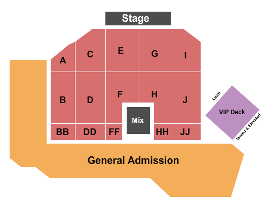Pepsi Bay Side Music Stage Endstage 3 Seating Chart