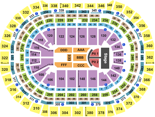 Ball Arena Brad Paisley Seating Chart
