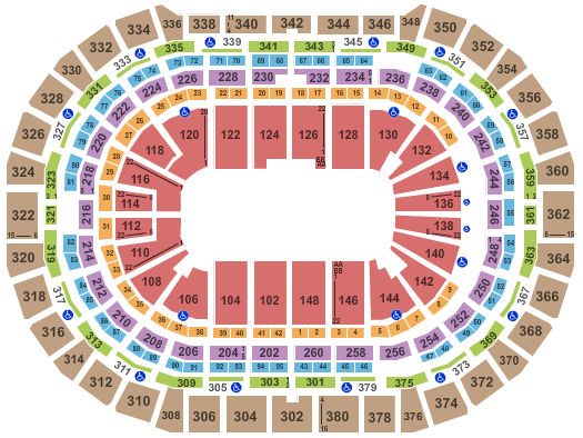 Ball Arena Cirque Toruk Seating Chart