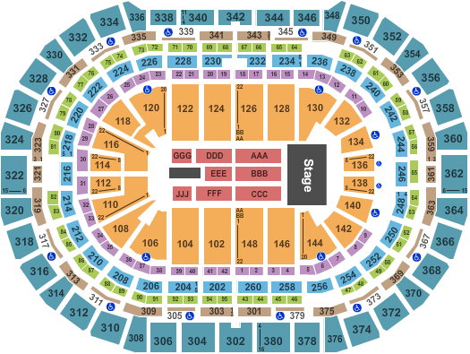 Ball Arena Endstage 2 Seating Chart