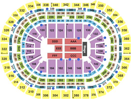 Ball Arena Heart Seating Chart