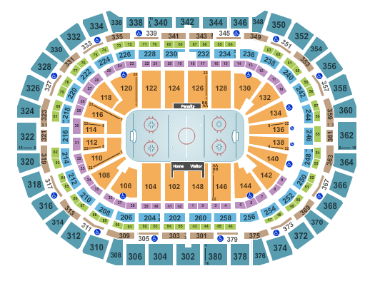 Ball Arena Hockey Seating Chart