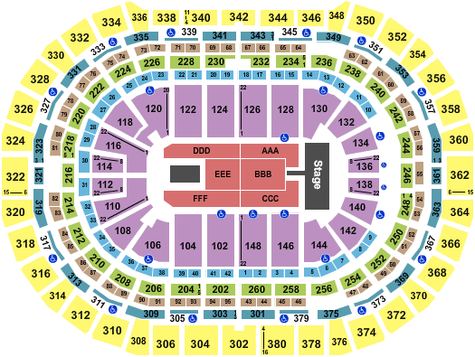 Ball Arena Kid Rock Seating Chart