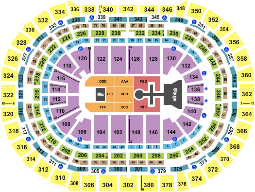 Ball Arena Kingdom Tour Seating Chart