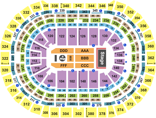 Ball Arena NKOTB Seating Chart