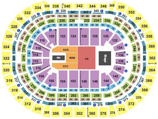 Ball Arena Pearl Jam 2 Seating Chart