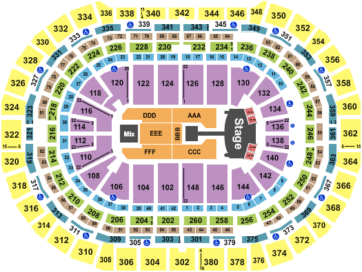 Ball Arena Queen & Adam Lambert Seating Chart