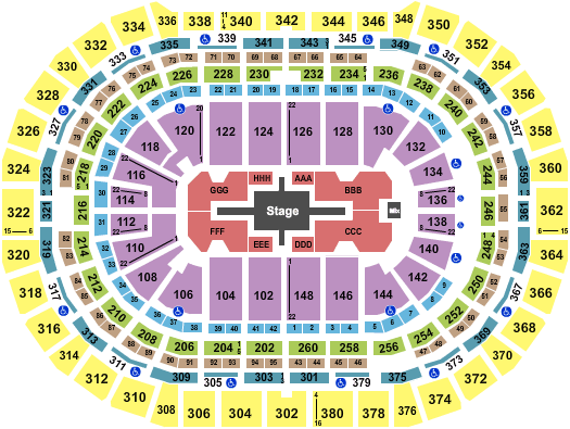 Ball Arena Roger Waters Seating Chart