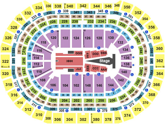 Ball Arena Sam Smith Seating Chart