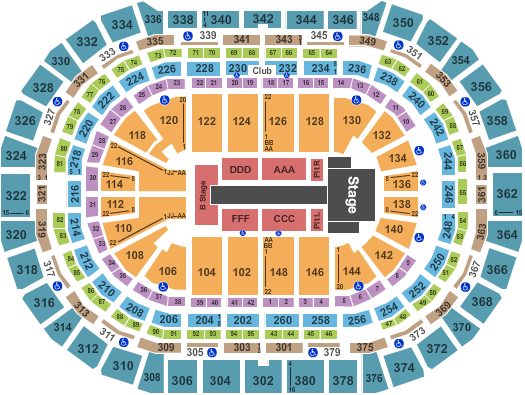 Ball Arena Taylor Swift Seating Chart