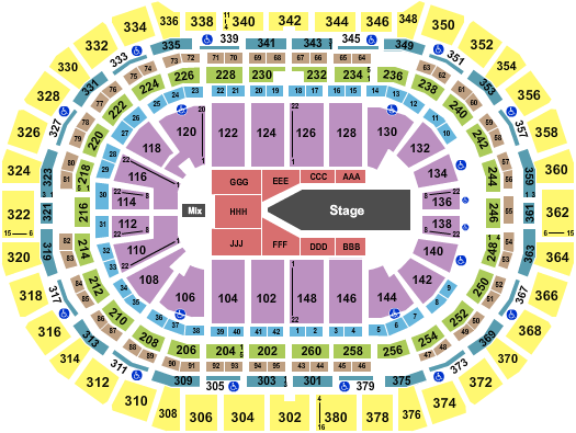 Ball Arena The Weeknd Seating Chart