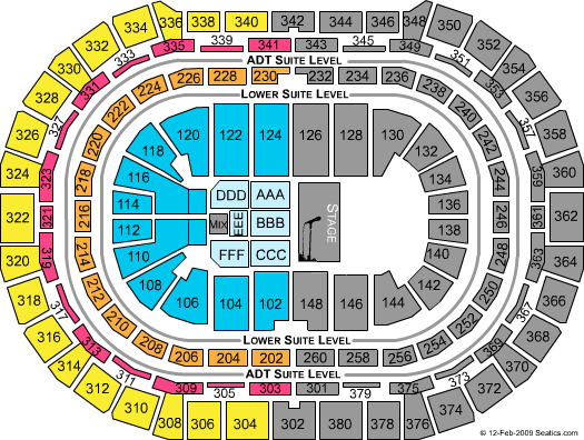 Ball Arena Yanni Seating Chart
