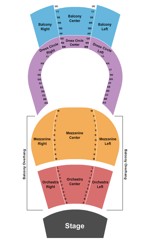 Performing Arts Center at Kent State Tuscarawas Seating Chart