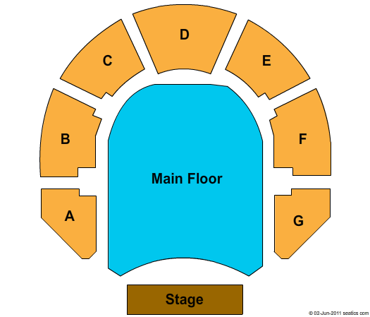 Peristyle Theatre At The Toledo Museum Of Art Endstage Seating Chart