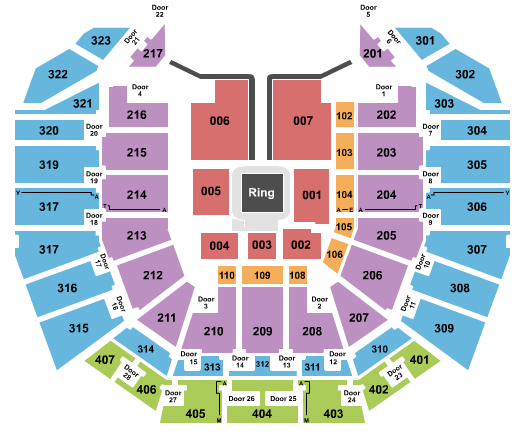 Perth Arena Next Event Seating Chart